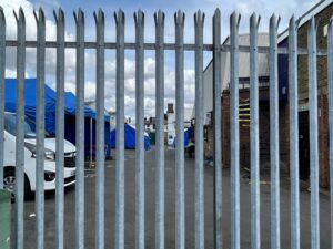 Active Crime Scene at Acton Business Centre cordoned off by police