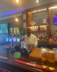 Hitesh Tailor visits The Morton Arms