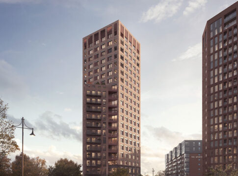 Computer image of The Green Southall development