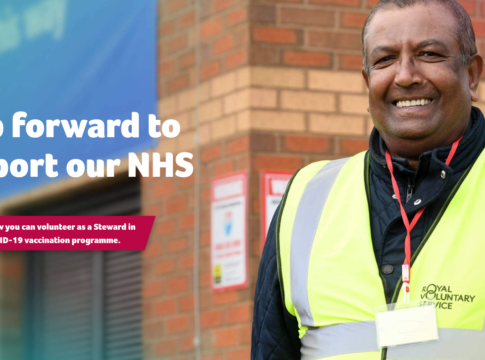 NHS Volunteer Steward.