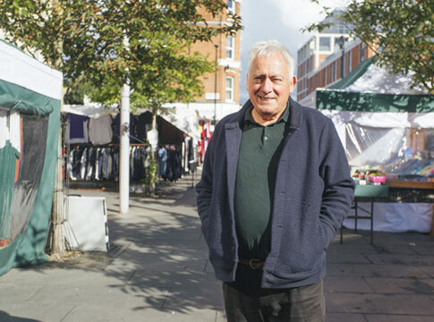 Dr John Blackmore at Acton Market