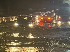 Flooding in North Acton