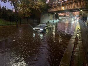 Flooding in North Acton