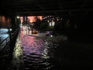 Flooding in North Acton