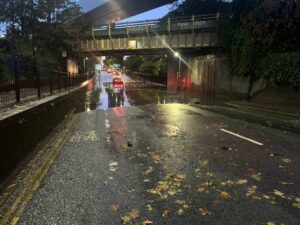 Flooding in North Acton