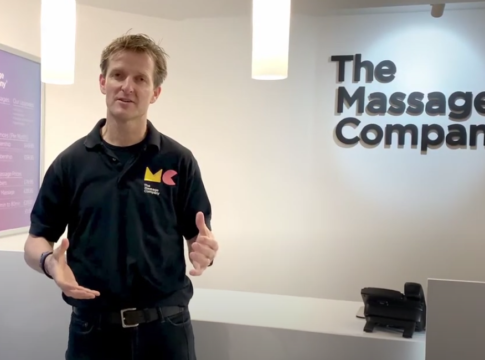 Charlie Thomson founder The Massage Company opening in Ealing Broadway