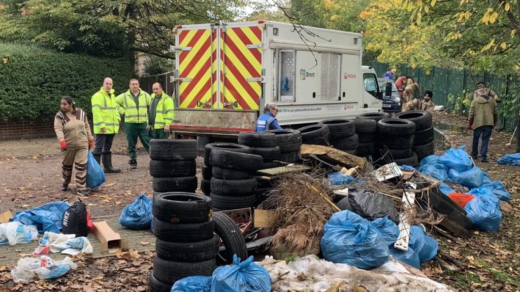 Rubbish collected