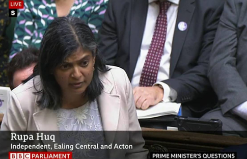 Ealing Central and Acton, MP Dr Rupa Huq asks Prime Minister’s Question on no fault evictions