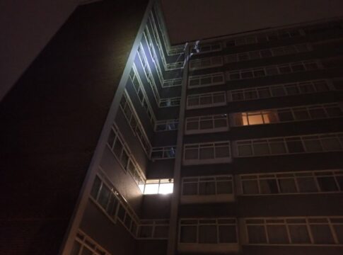 Fire in a flat on Heronsforde in West Ealing. Photo: London Fire Brigade