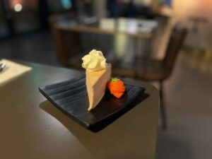 strawberry mille crepe