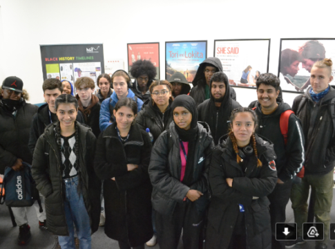 Creative Media students from West London College's Ealing Green College campus see Black Panther