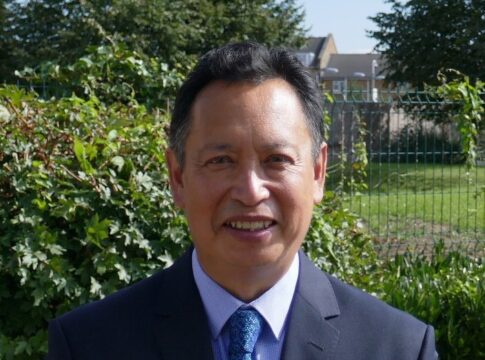 Des Lee, headteacher of Featherstone Primary and Nursery School in Southall