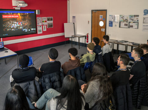 West London College 'Uniformed Public Services' students met member of the House of Lords Baroness Finlay