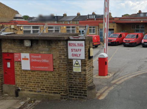 Royal Mail Hanwell Delivery Office. Photo: Google Maps