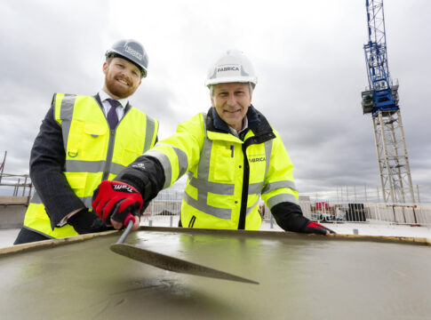 A2Dominion Hanwell Square Phase 2 topping out ceremony. Photo: A2Dominion