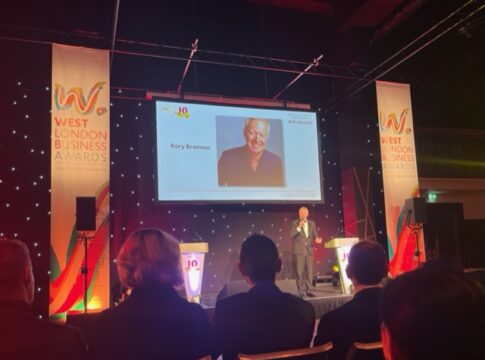 West London Business awards host Rory Bremner