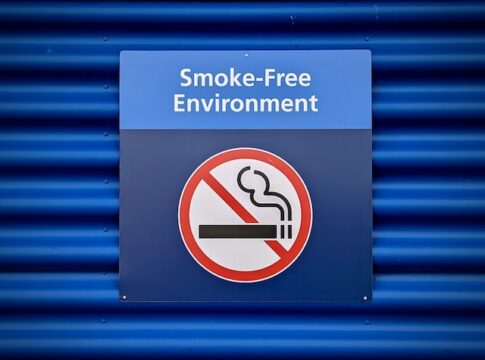 Smoke free environment. Photo by Cristian Guerrero on Unsplash