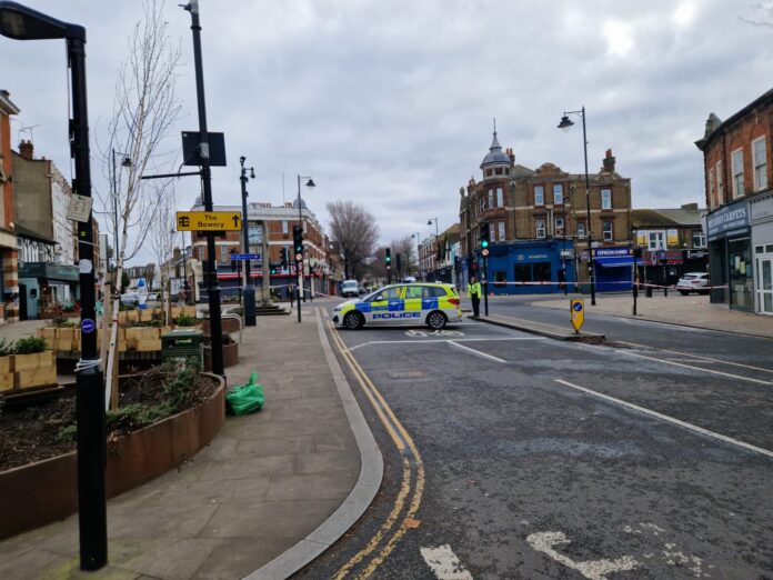 Police cordon in Hanwell.Photo: by I Love Hanwell - https://twitter.com/ILoveHanwell Police cordon in Hanwell.Photo: by I Love Hanwell - https://twitter.com/ILoveHanwell