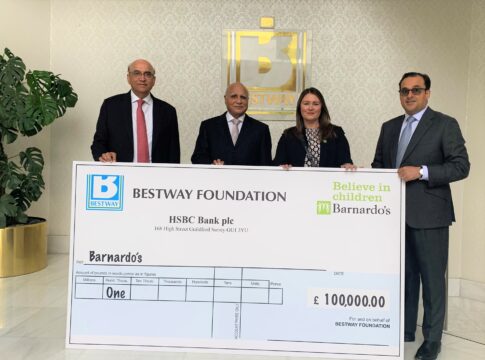 Bestway Foundation donates £100,000 to Barnardo's