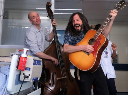 The Spitz entertained patients and staff at Ealing Hospital. Photo: Ealing Hospital