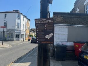 Public Spaces Protection Order (PSPO) for Hanwell. Photo: EALING.NEWS