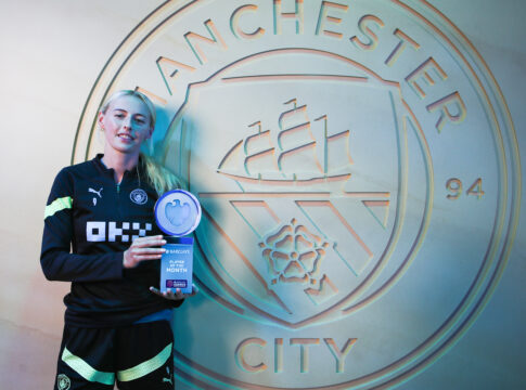 Chloe Kelly of Man City winner of Barclays' Player of the Month for April 2023