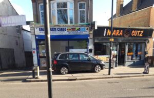 Car parked on pavement