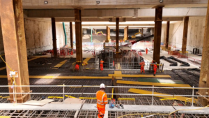 Progress on Old Oak Common Station. Photo: HS2