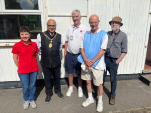 Mayor of Ealing, Councillor Hitesh Tailor at Ealing Croquet Club