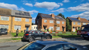 Ferrymead Avenue in Greenford house fire. Photo: Local resident David