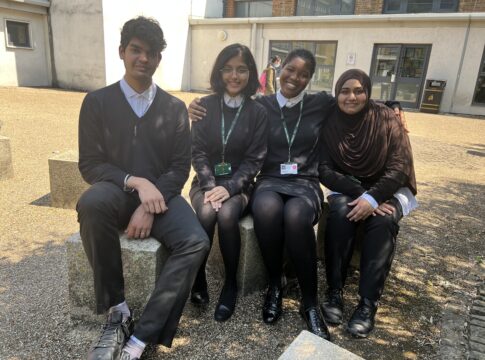 (L-R) Shreyas, Chris, Kira, Khadija. Photo: West London College