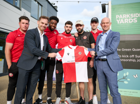 Berkeley Group's The Green Quarter sponsoring Southall FC