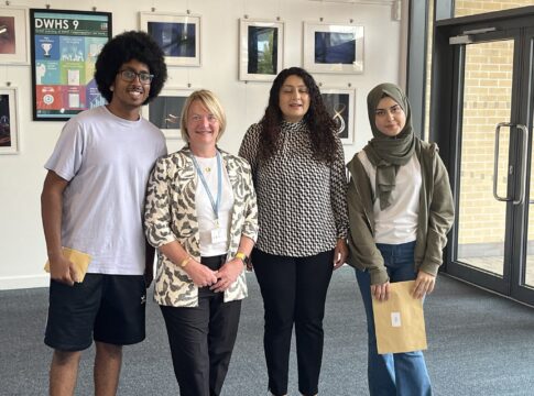 Yahya (left) is to study at Harvard and Zahra (right) to study at Cambridge.