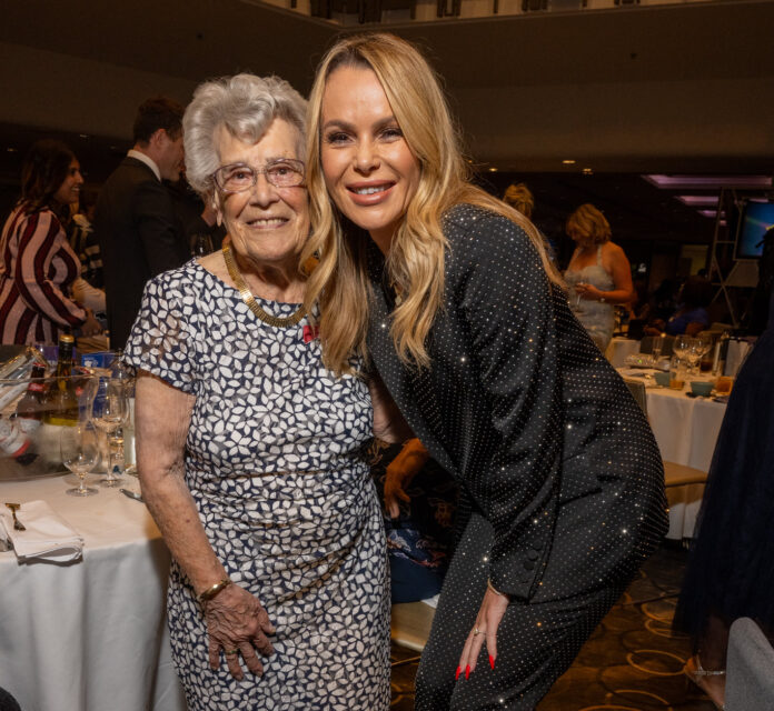 Beryl Carr with Amanda Holden. Photo: LNWH Beryl Carr with Amanda Holden. Photo: LNWH