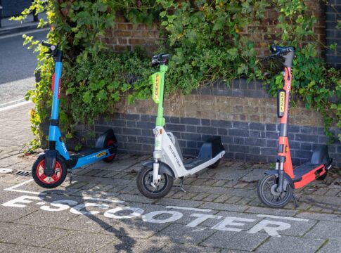 E-Scooters. Photo: TfL