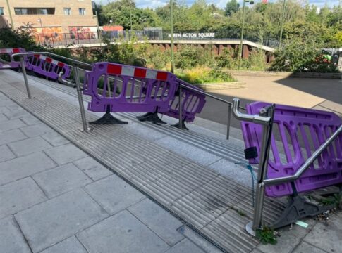 North Acton Underground station entrance. Photo: EALING.NEWS