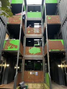 Inside Meath Court, Hope Gardens, Acton. Photo: EALING.NEWS