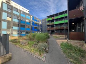 Inside Meath Court, Hope Gardens, Acton. Photo: EALING.NEWS