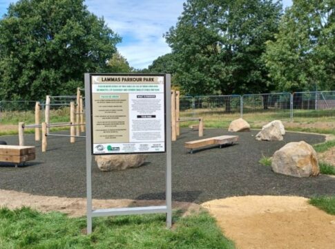 Lammas Parkour Park. Photo: Ealing Council