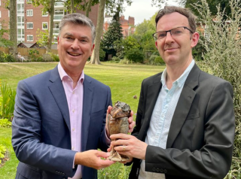 Christopher A. Marinello and Dr. Jonathan David Oates. Photo: Marta Zalewska