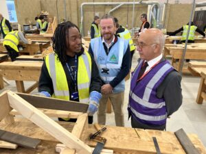 Ealing Southall MP Virendra Sharma meets students. Photo: West London College