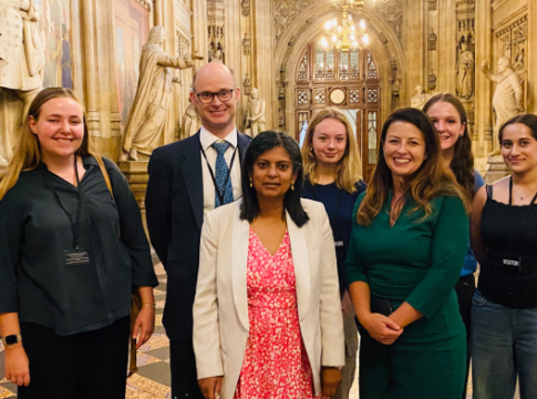Notting Hill and Ealing High School celebrates its 150th year with visit to Parliament to met MP's Dr Rupa Huq and Joy Morrissey Photo: NHEHS
