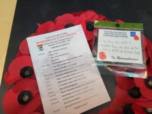 Remembrance Sunday. Photo: Councillor Gary Malcom