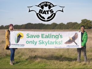 Warren Farm Nature Reservecampaigners Katie Boyles and Kabir Kaul