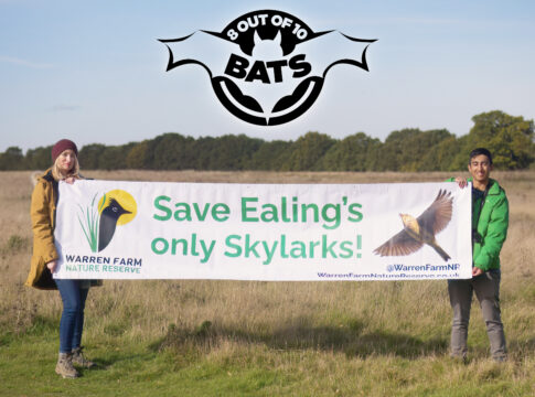 Warren Farm Nature Reservecampaigners Katie Boyles and Kabir Kaul