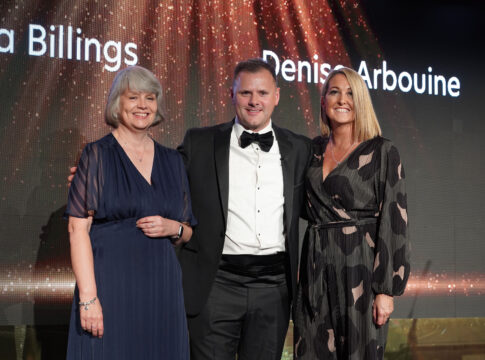 (L-R): Denise Arbouine, centre director at Busy Bees Perivale, Chris McCandless, Europe CEO of Busy Bees and Deena Billings, quality director at Busy Bees. Photo: Busy Bees