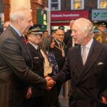 King Charles III visits Ealing Broadway. Photo: SWNS / British Land.