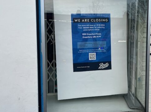 Boots closing down in Greenford Broadway. Photo: EALING.NEWS