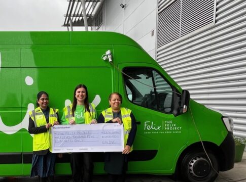 L-R) - Sree Selvaraj from Handelsbsanken, Emma Burns from Felix & Melanie Skeels from Handelsbsanken. Photo: EALING.NEWS