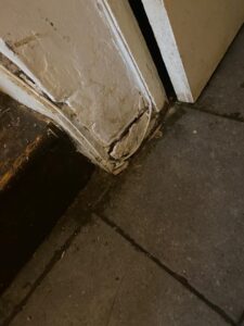 Beverley McNally damage to house